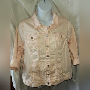 Ruff Hewn Jacket Size 2X NWT Peach
